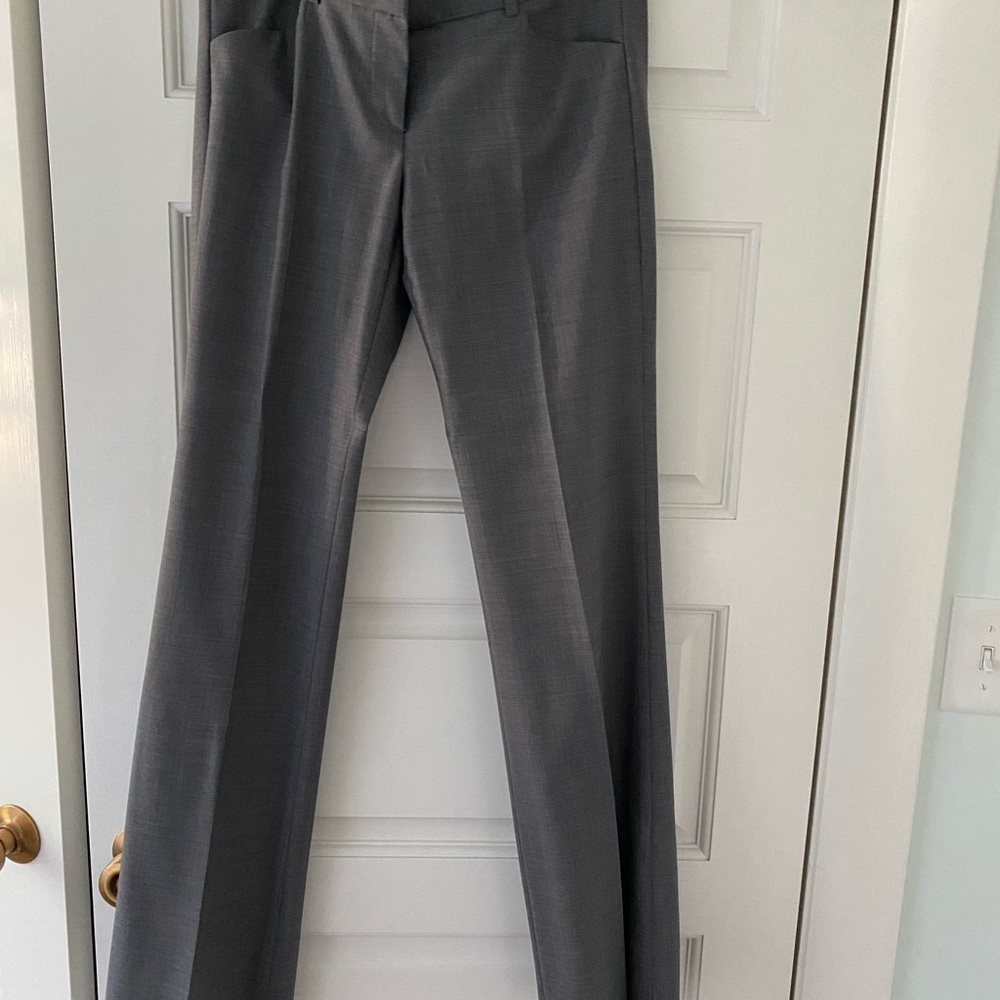 Theory women’s suiting pants grey bootcut size 4